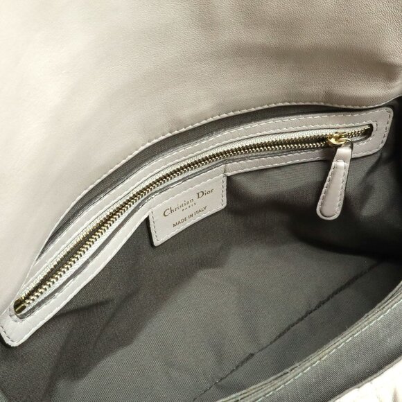 DIOR Gray Leather Shoulder Bag - Picture 9 of 9